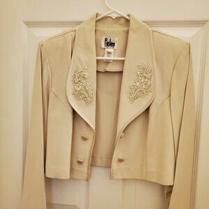 R.I.& Co.  Mother of the Bride dress. Detachable jacket, Sleeveless Dress.